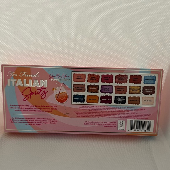 Too Faced Italian Spritz Eyeshadow Palette (READ DESCRIPTION!) - Picture 7 of 7